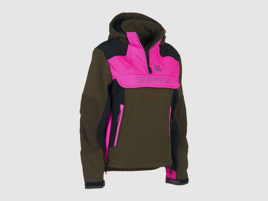 UNIVERS – FEMMES – VESTE DE CHASSE ALASKA U-TEX Vert/Fuchsia, image 4 sur 6