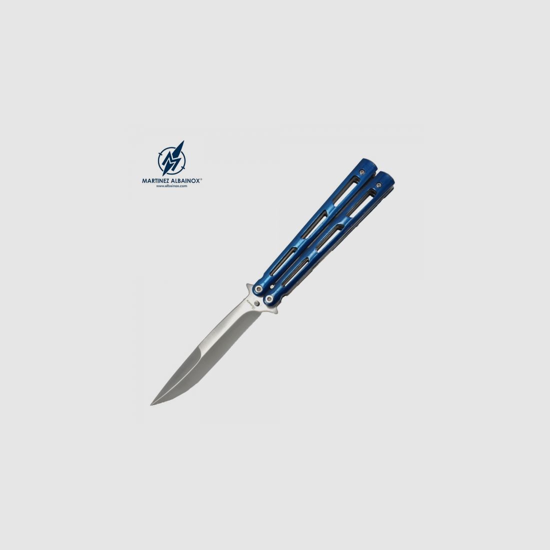 Balisong-Schmetterlingsmesser Azul Clasico blau 02143, Bild 4 von 4