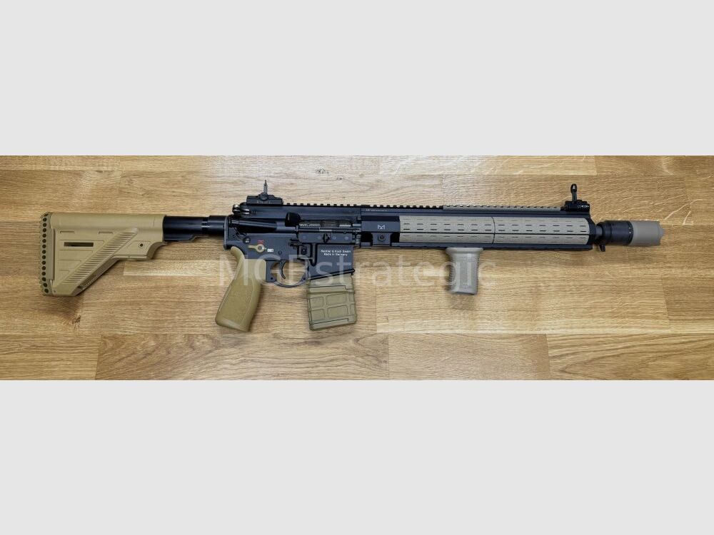 Heckler & Koch GmbH MR223 A3 Sport 14,5" wersja specjalna MGBs - długi handguard - końcówka QD - uchwyt ręczny - blast can