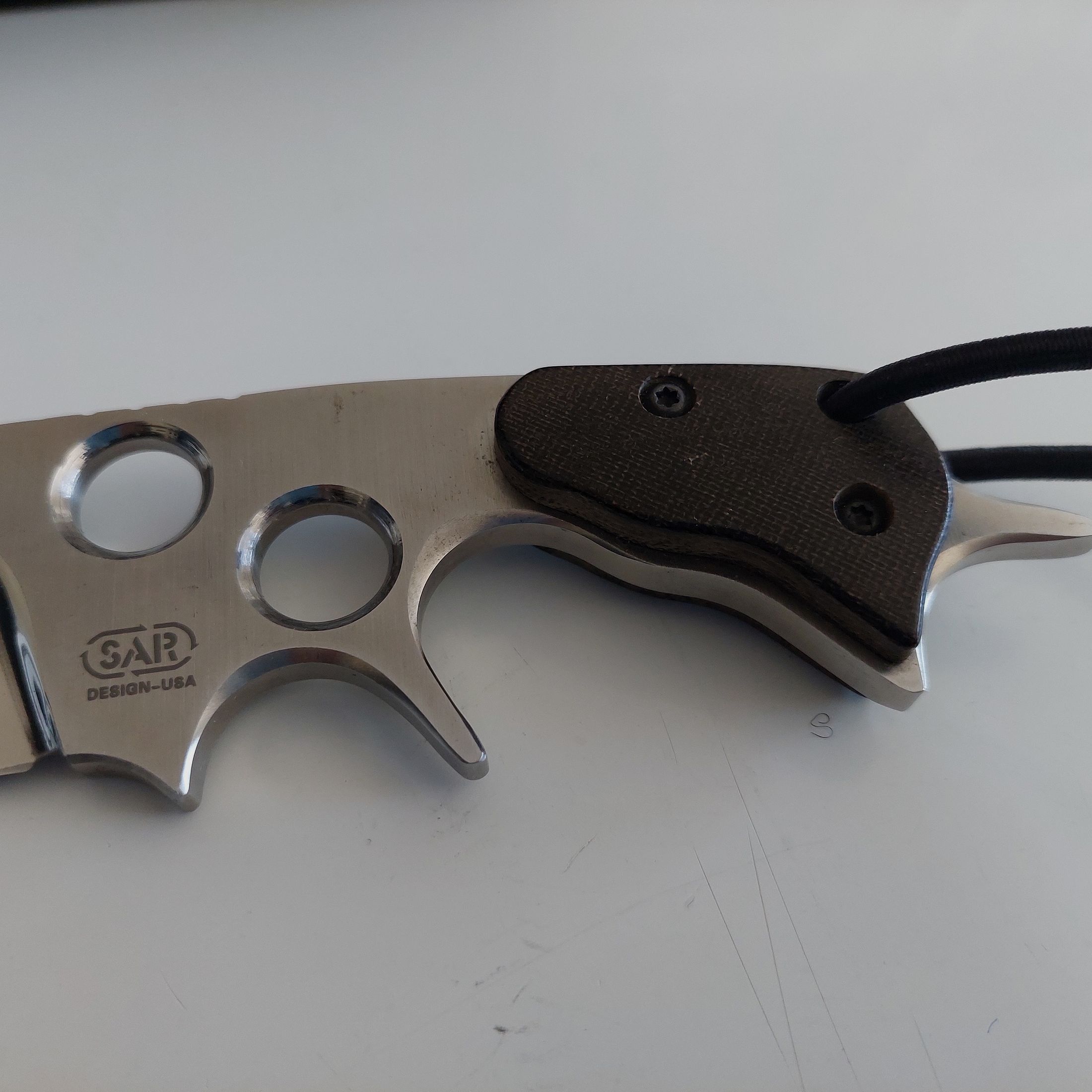 !!! ACHTUNG SELTEN !!!  Pohl Force Hornet XL Modell Micarta Nr.046 aus einer Sammlungsauflösung 