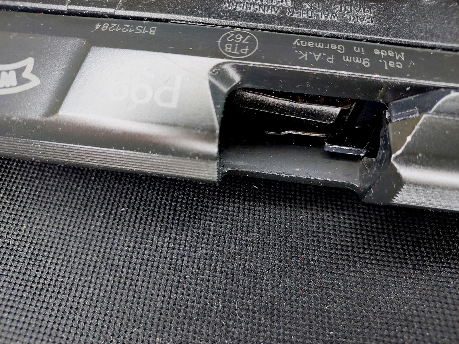 Walther P99 blank firing pistol 9mm P.A.K. (PTB 762) P 99