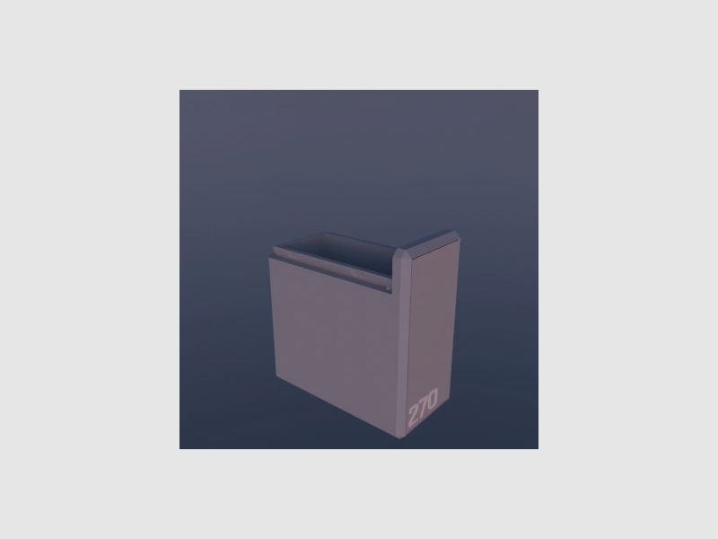 Filamelt Munitionsbox / .270 Weatherby Magnum / ‘Schiebedeckel’ / Patronenbox, Ammo Box
