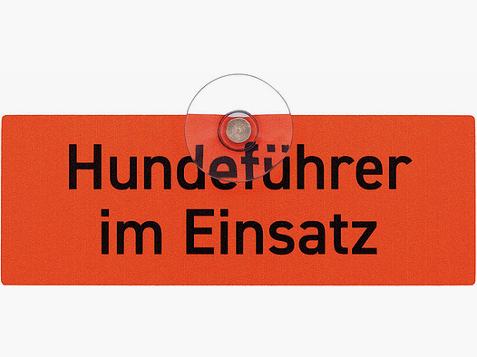 Schild Hundeführer