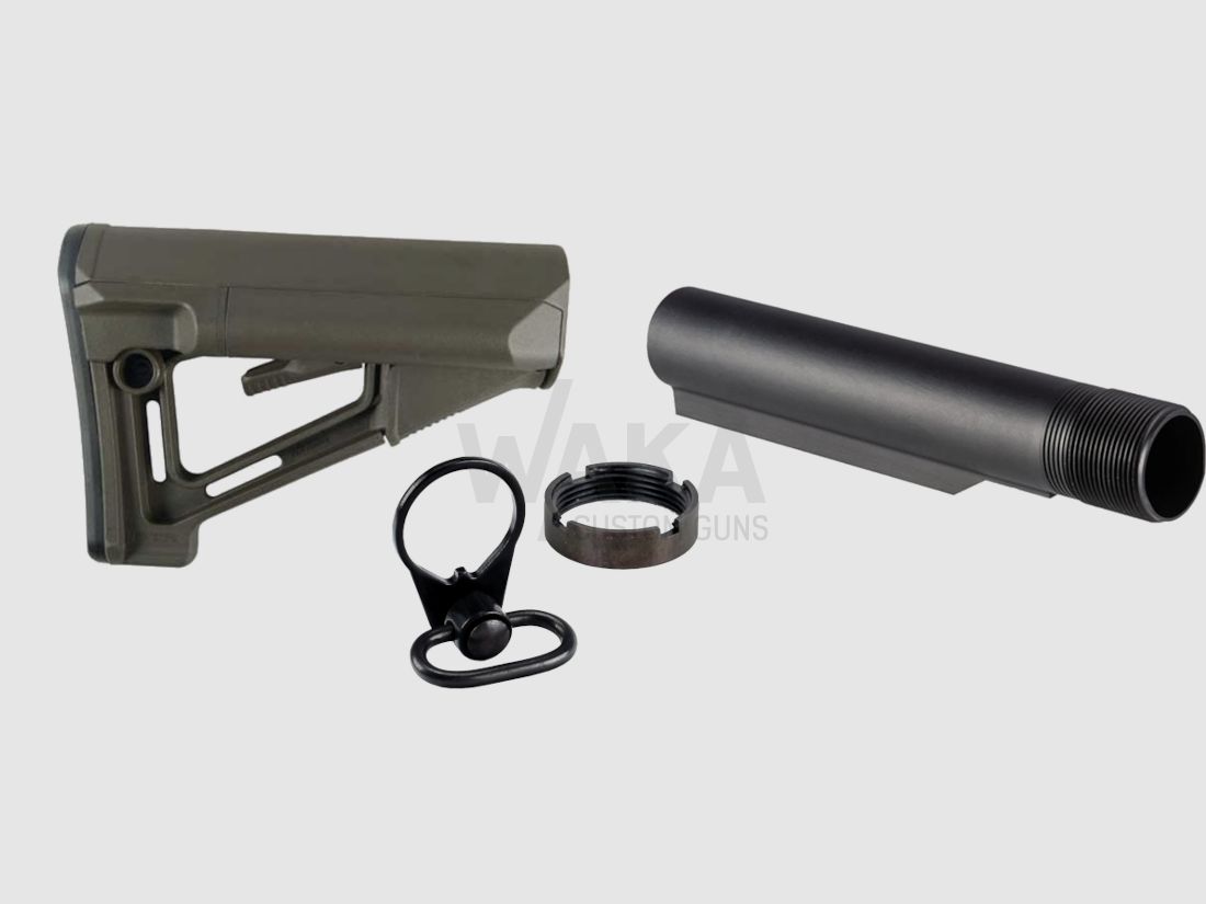 Magpul STR Kit auf M4 Adapter, OD Green