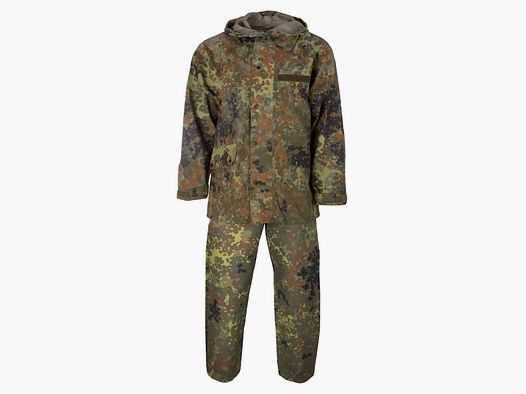 Bundeswehr Original BW Nässeschutzanzug flecktarn gebraucht
