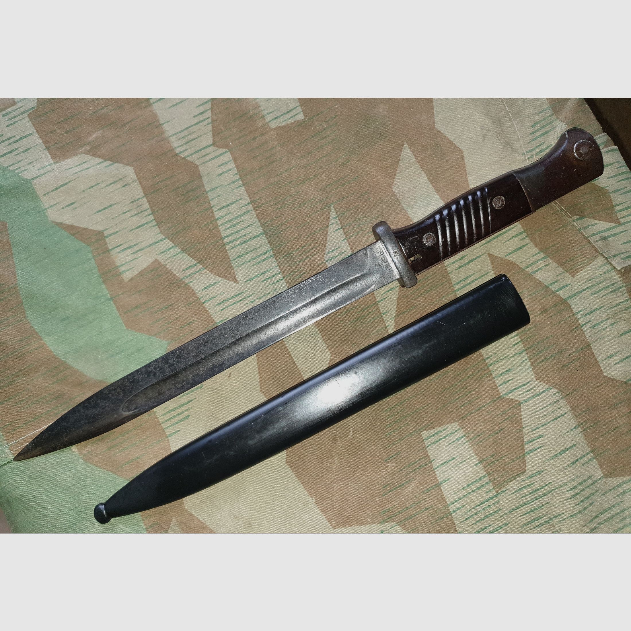 Wehrmacht Seitengewehr Bajonett zum K98 - 2 Weltkrieg