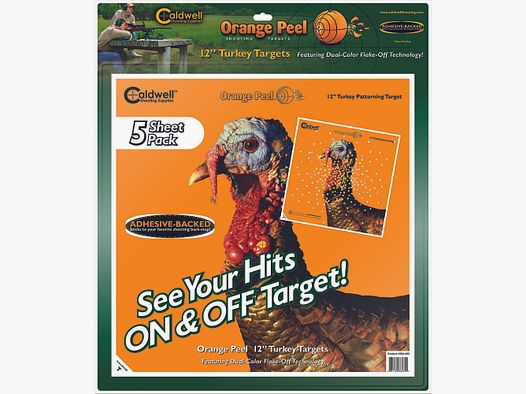 Orange Peel Turkey Target: 12″ 5 sheets