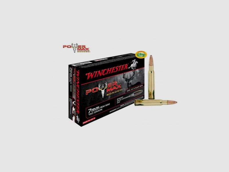 WINCHESTER Munition Kal. 7 mm Rem. Mag. POWER MAX BONDED 150 gr.
