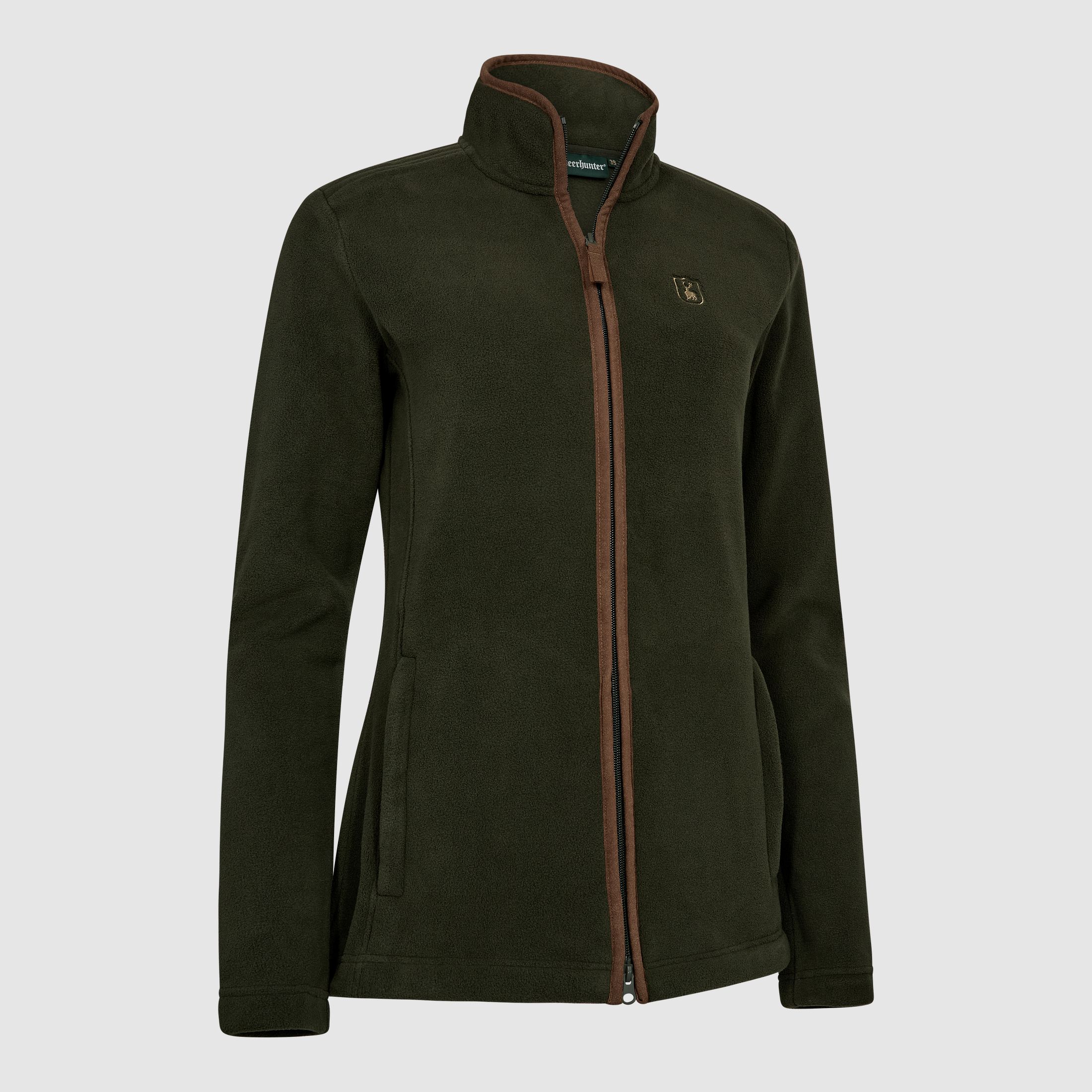 Lady Cumbria Fleece Jacket - Forest Ember - Women's Size: 42