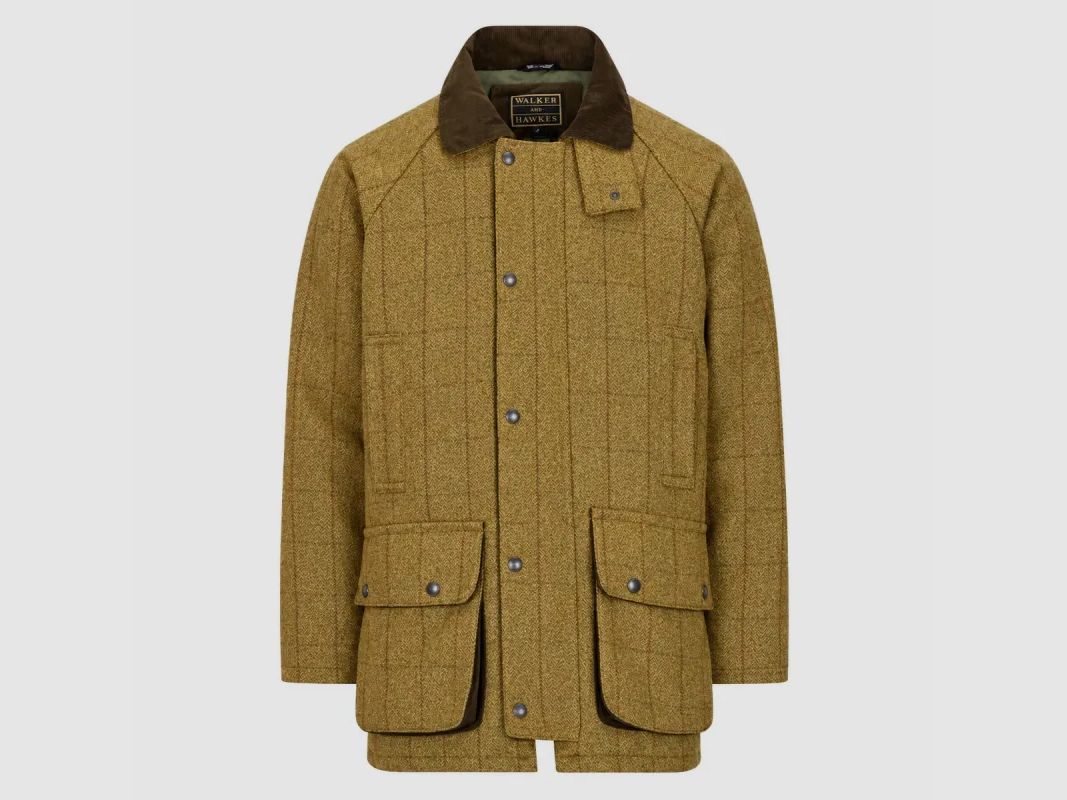 Veste Walker & Hawkes Barlaston en tweed vert sauge, image 2 sur 8