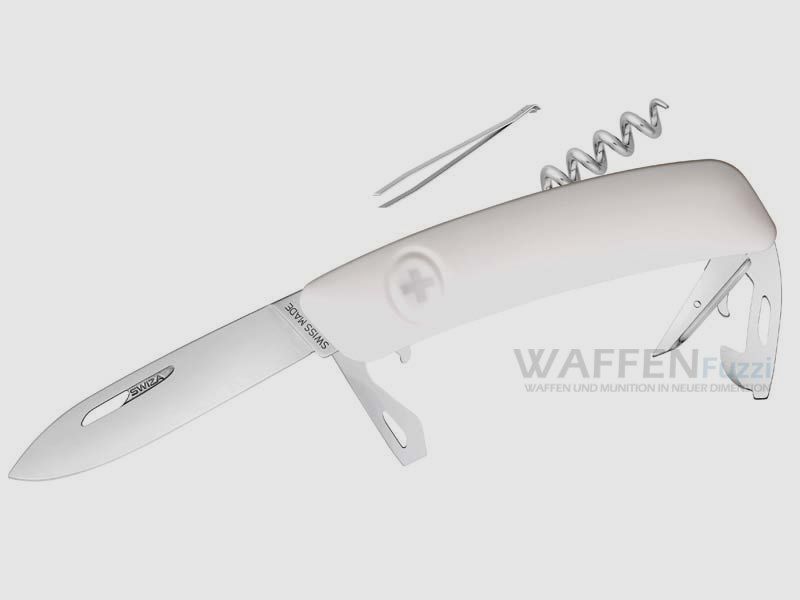 SWIZA Taschenmesser D03 weiss über 11 Funktionen