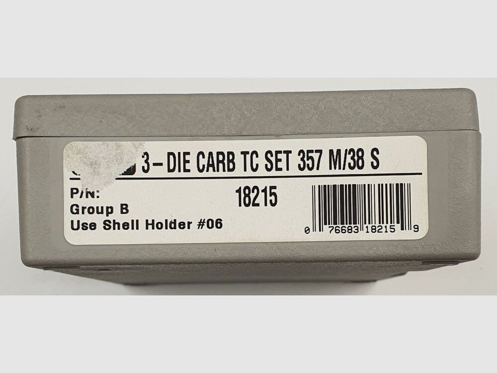 Set di matrici RCBS Reloader Die Carb TC, .357Mag/.38SPL, immagine 7 di 7