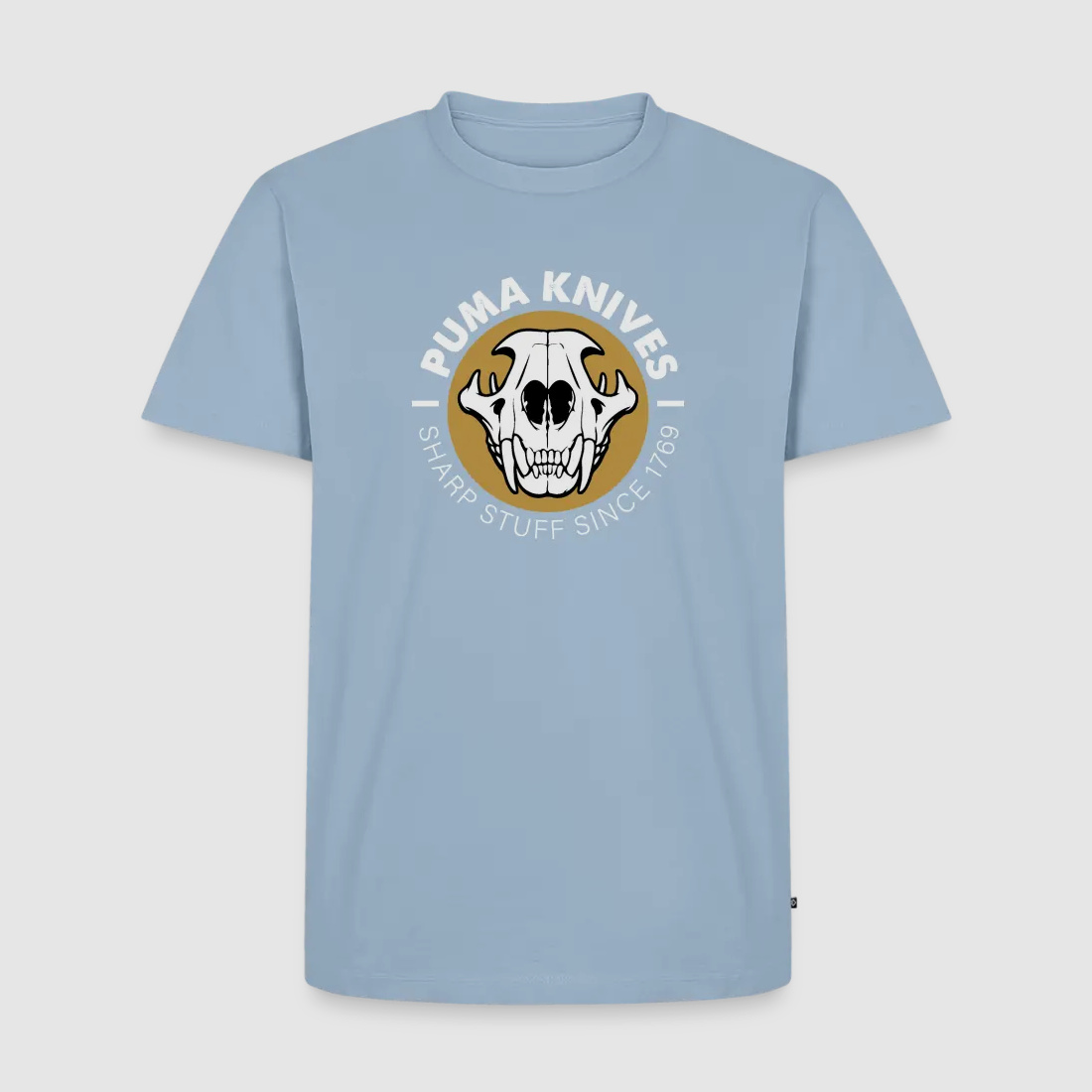 PUMA Męska Premium Koszulka "Skull Frontal Sharp Stuff" Biała