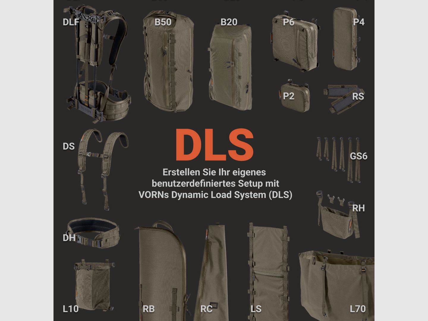 Vorn DLS sistema di trasporto armi per armi pesanti DLF + RS + RH, immagine 11 di 11
