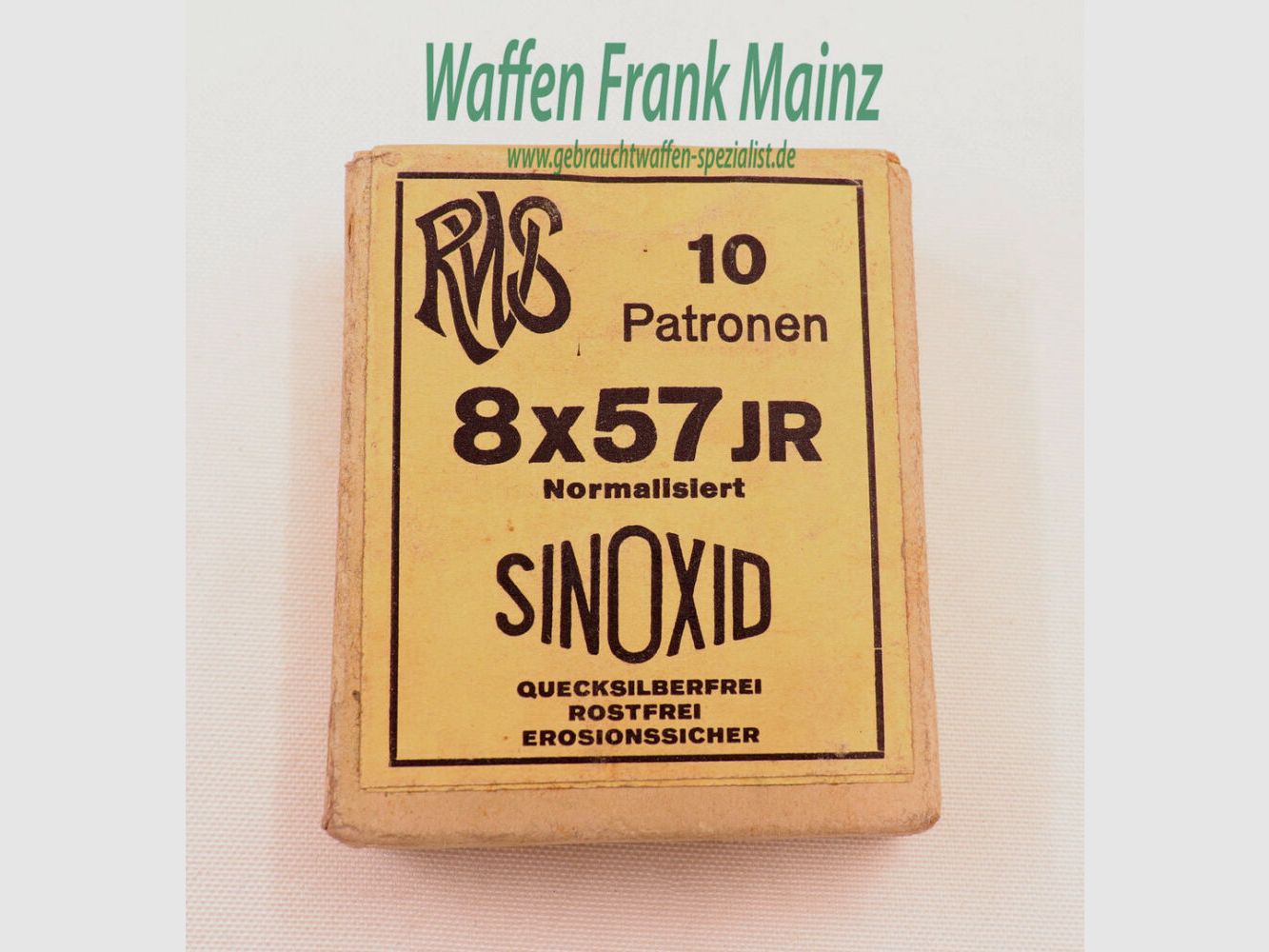 RWS (WZd.Fa.Rottweil) Büchsenpatronen 8x57 JR