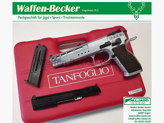 Tanfoglio	 P19 Gold Match BDS/DSB 6"-Lauf Kal. 9mm Luger Inkl. Wechselsystem Kal. .22lr.