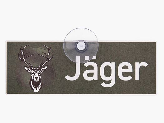 Wilde Hilde Original Autoschild Jäger