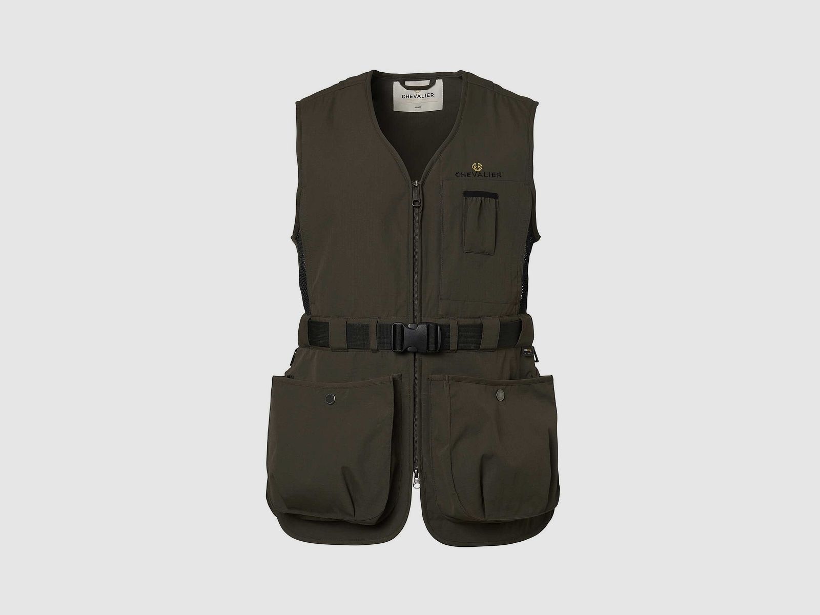 Gilet Dummy Chevalier Companion en Cuir Marron M