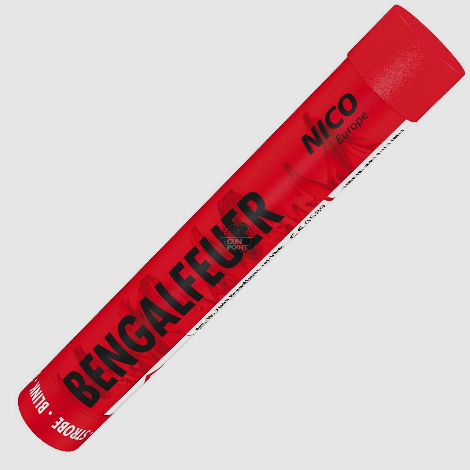 Nico Pyro Bengalfeuer Rot - blinkend