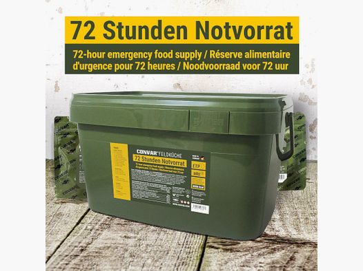 CONVAR 72 Stunden Notvorrat