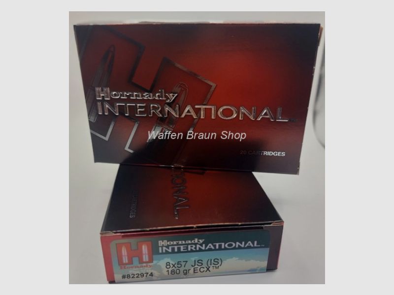 Hornady ECX 8x57 JS 180 gr 20 Stück