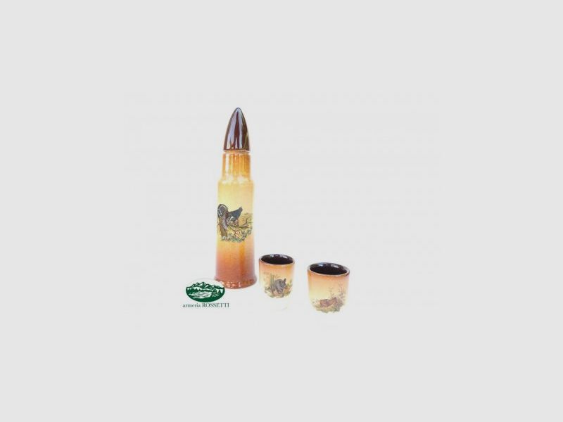 GUNTHER Fiaschetta Fasan mit 2 Gläsern