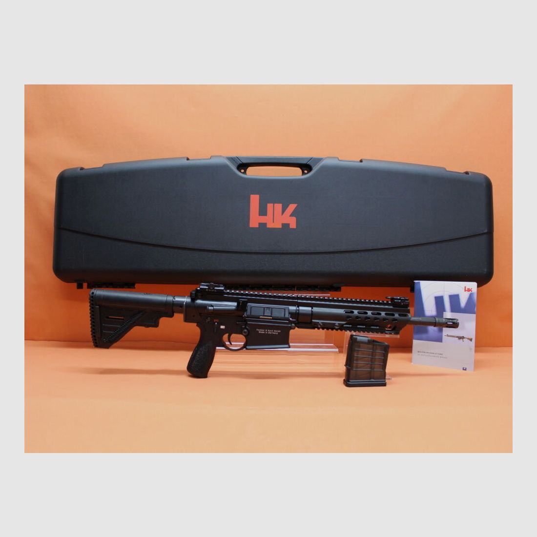Heckler&Koch Ha.Büchse .308Win Heckler&Koch/H&K MR308 A3 13" Lauf Schwarz HKey, Gas-Piston-System HK417/G28
