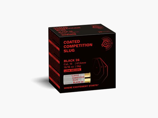 Amunicja GECO 12/67,5 Coated Competition Slug Black 26g