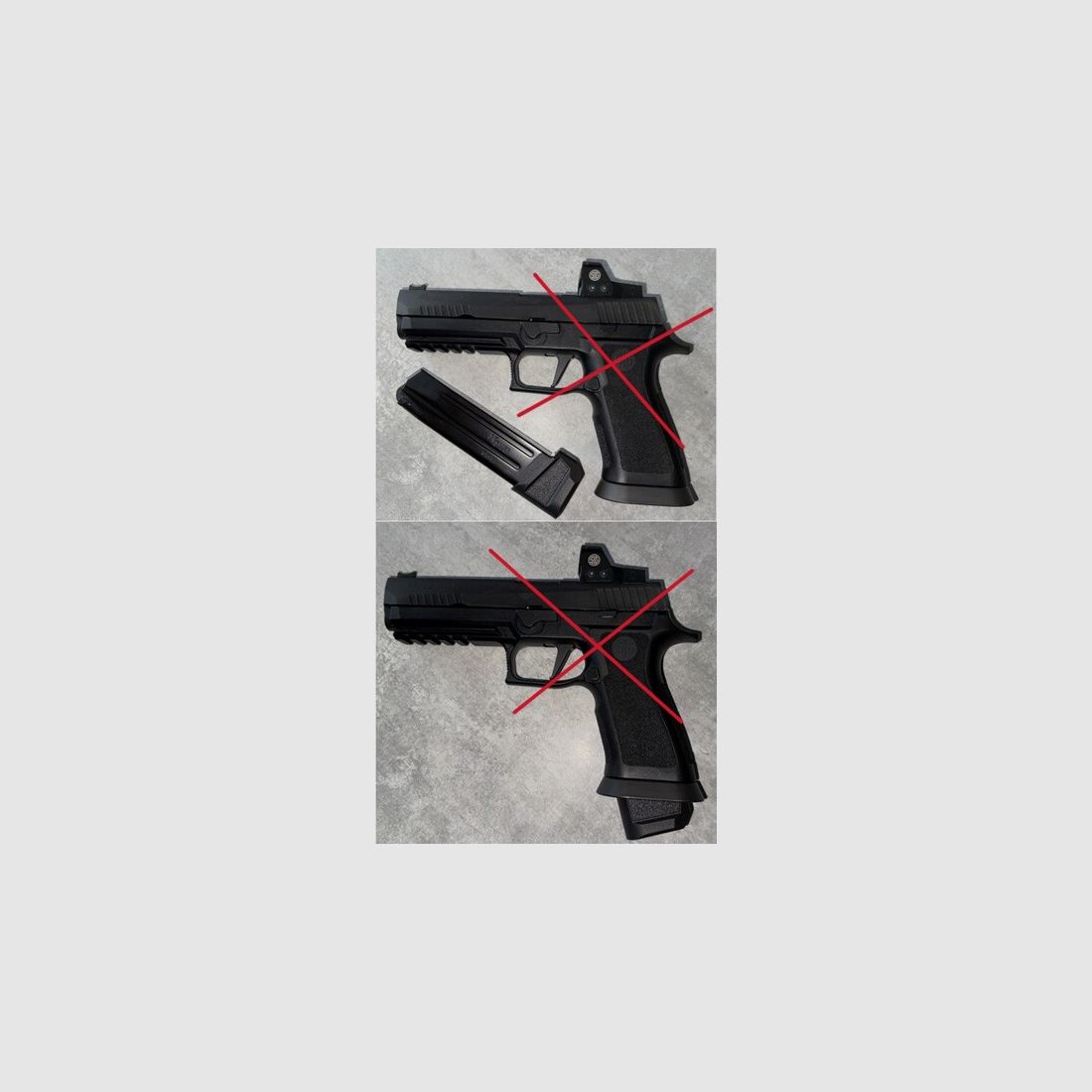Magazin für Sig Sauer P320 X5 9mm Luger halbautomatische Pistole 20 Schuss Kapazität NEUw