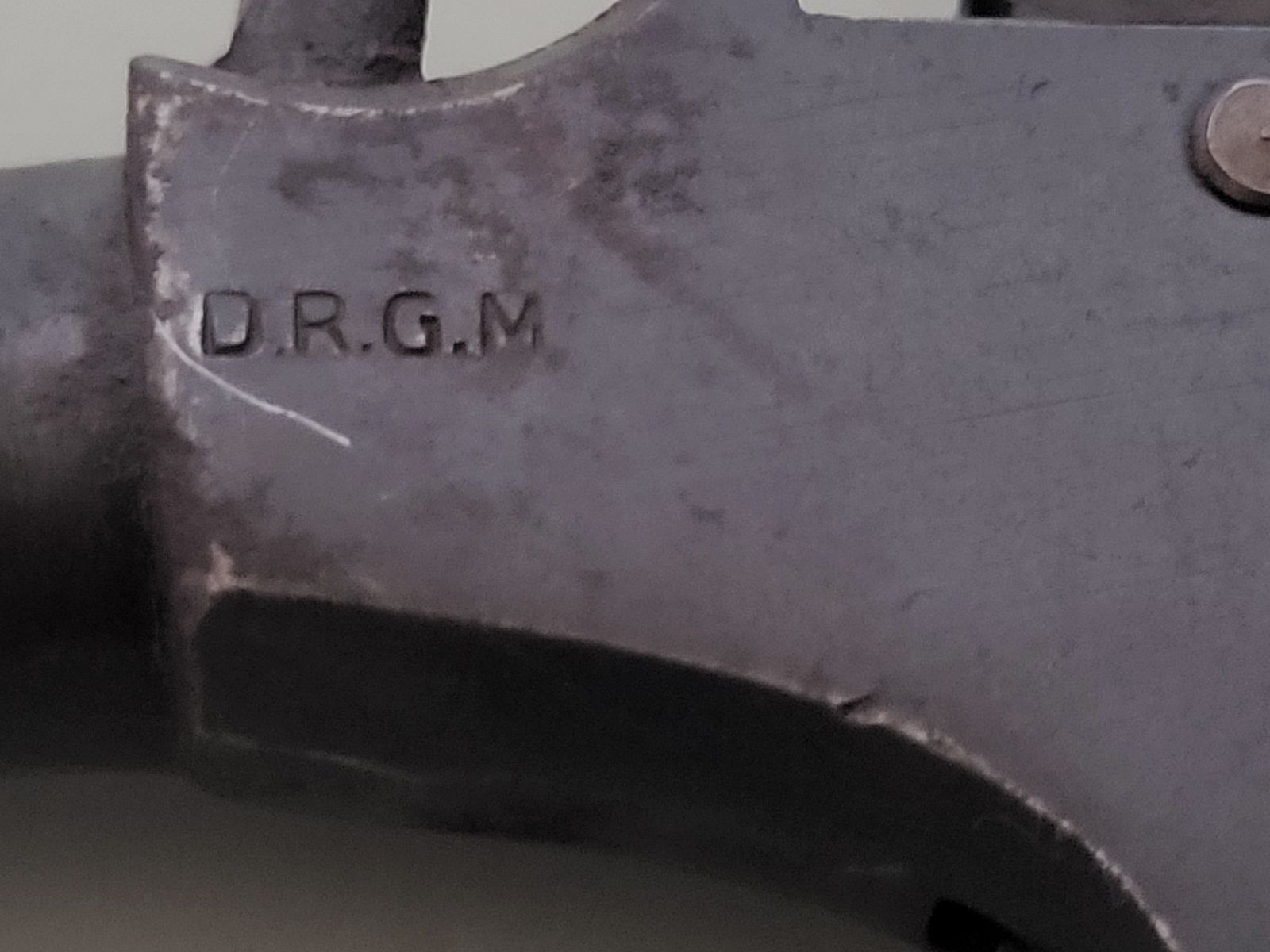 D.R.G.M. Perkussion Vorderlader Pistole - TRICO - 1890er Jahre - Kästchen 