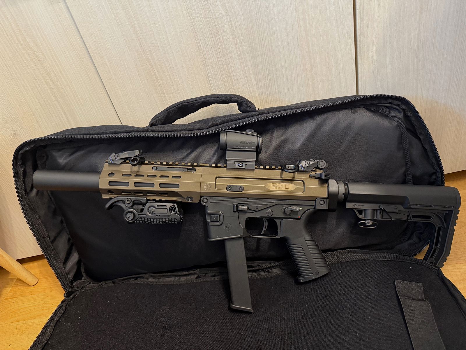 B&T SPC9 Pro SD - Farbe Bronze (Mitternachtsbronze) - Ultra selten, quasi neu!