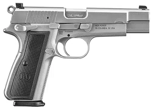 Pistola FN Herstal High Power Stainless « Edizione Limitata IWA » 100 pezzi cal. 9×19, immagine 3 di 3