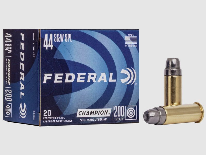 Federal Champion Target .44 S&W Special 200GR SWHP 20 cartridges