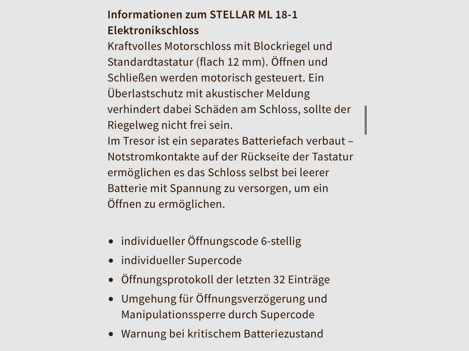 Armoire à pistolets Armoire à armes Classe 1