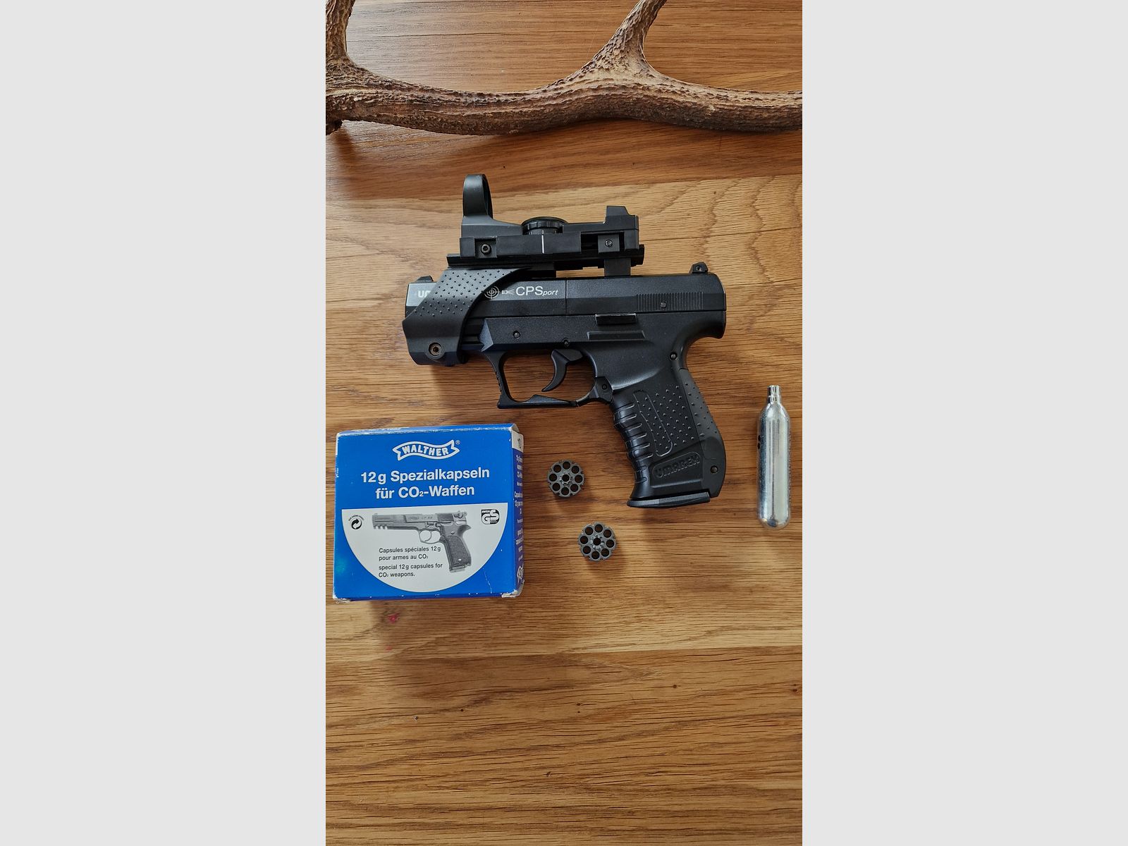 Umarex CPS Sport mit Leuchtpunkt Luftpistole CO2