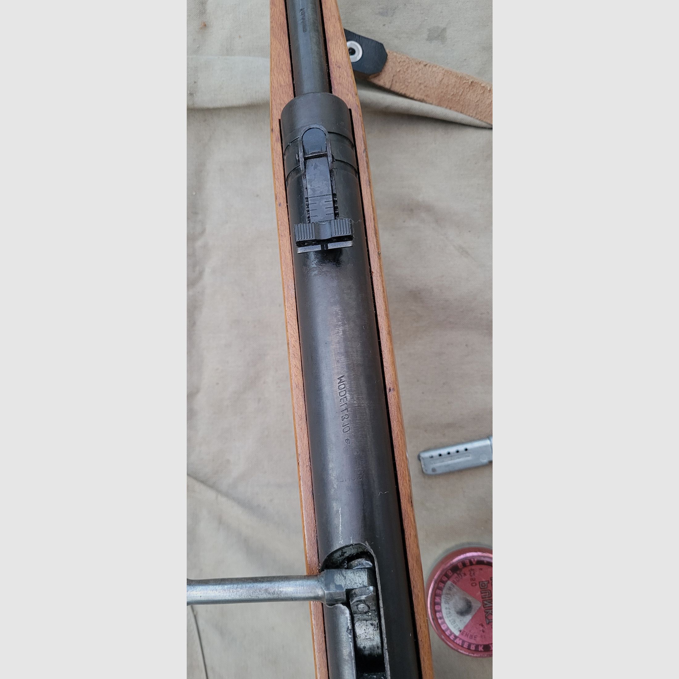 DDR Luftgewehr mit Magazin Haenel 310