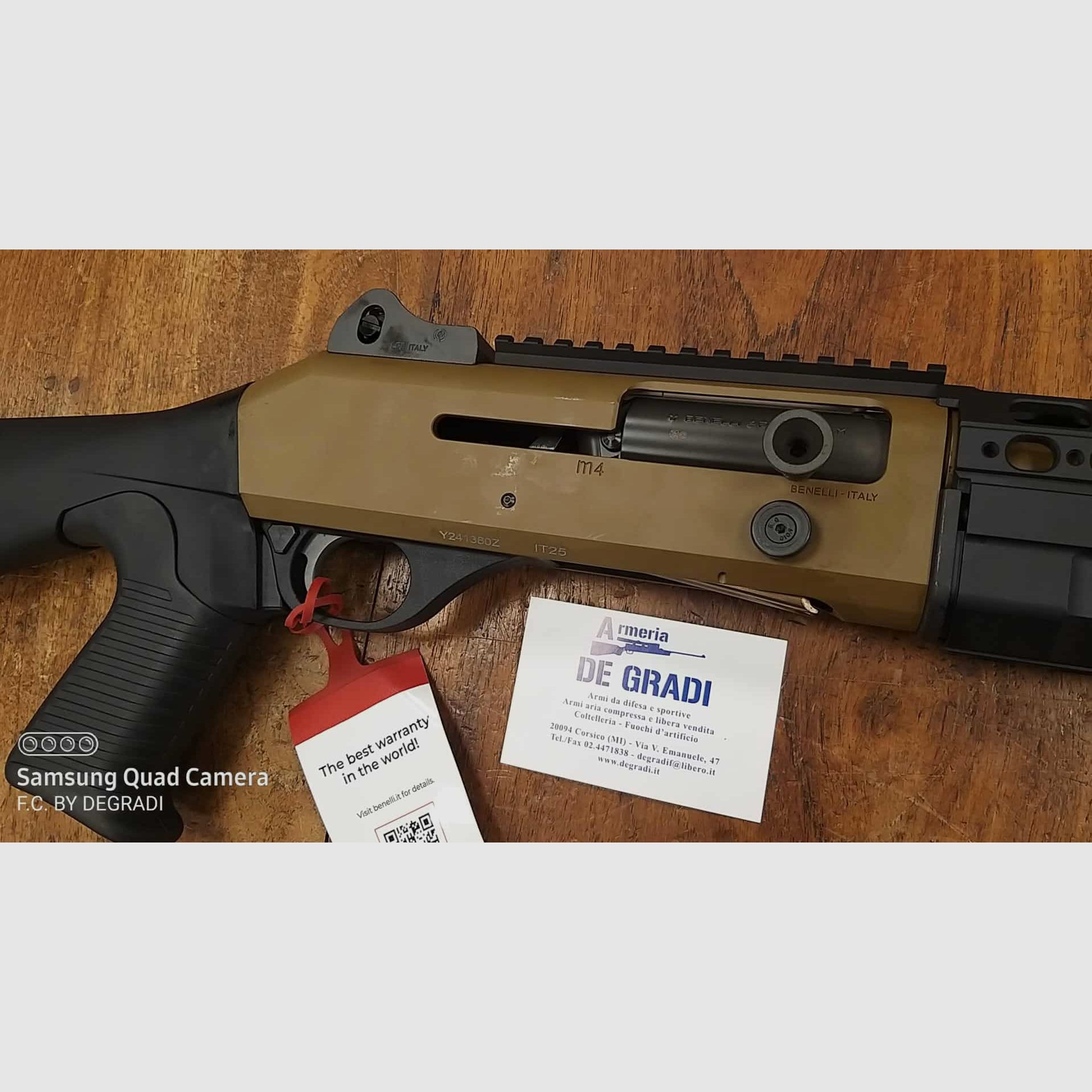 BENELLI M4 T- PRO BROWN 12 GA, billede 8 af 9