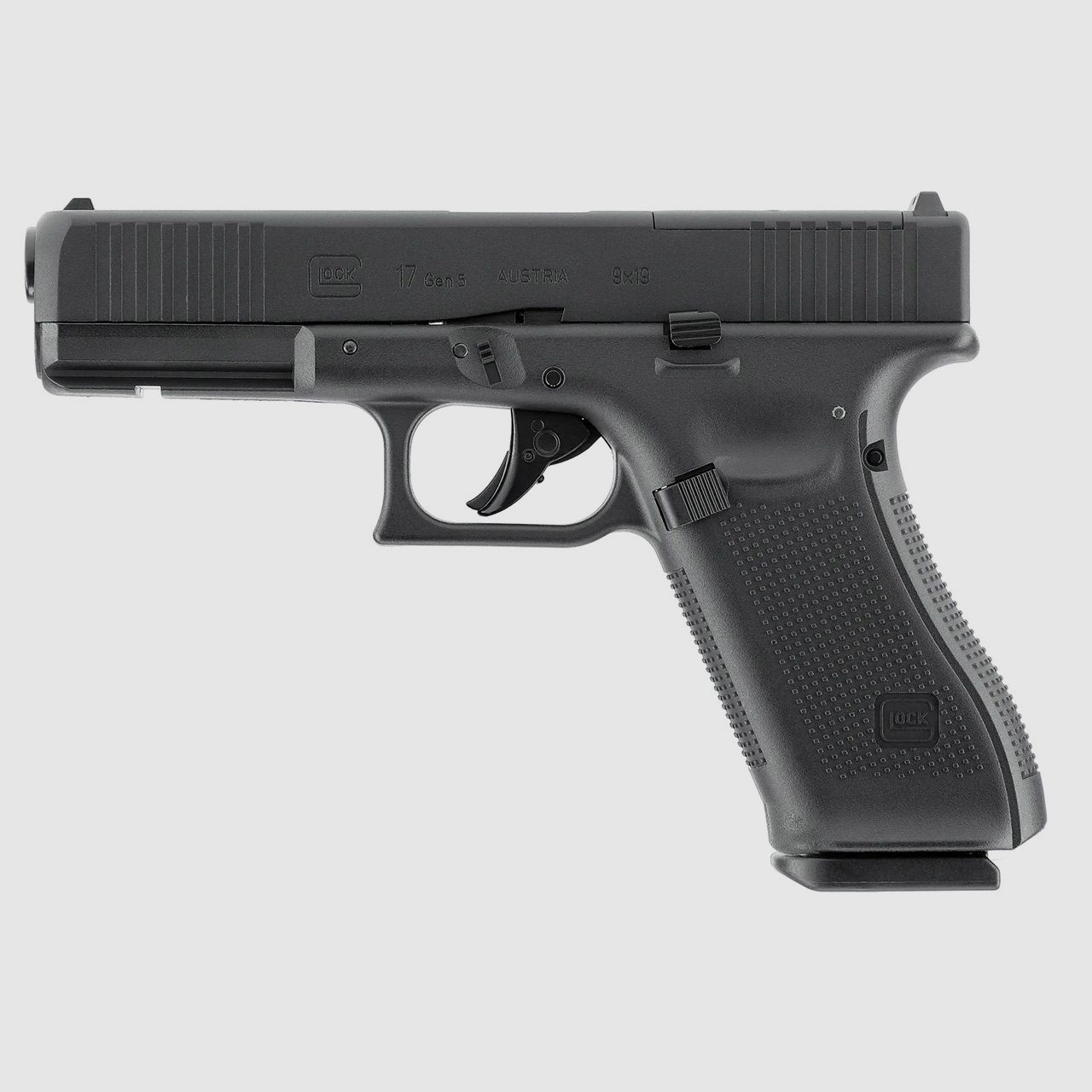 CO2 Softair Pistole Glock 17 Gen5 MOS Blow Back Metallschlitten Kaliber 6 mm BB (P18)