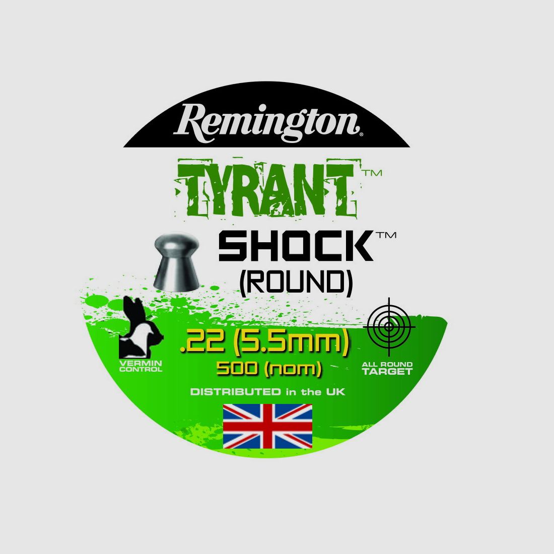 Remington Tyrant Shock Round Kal. .22 / 5,5mm, 250 Schuss