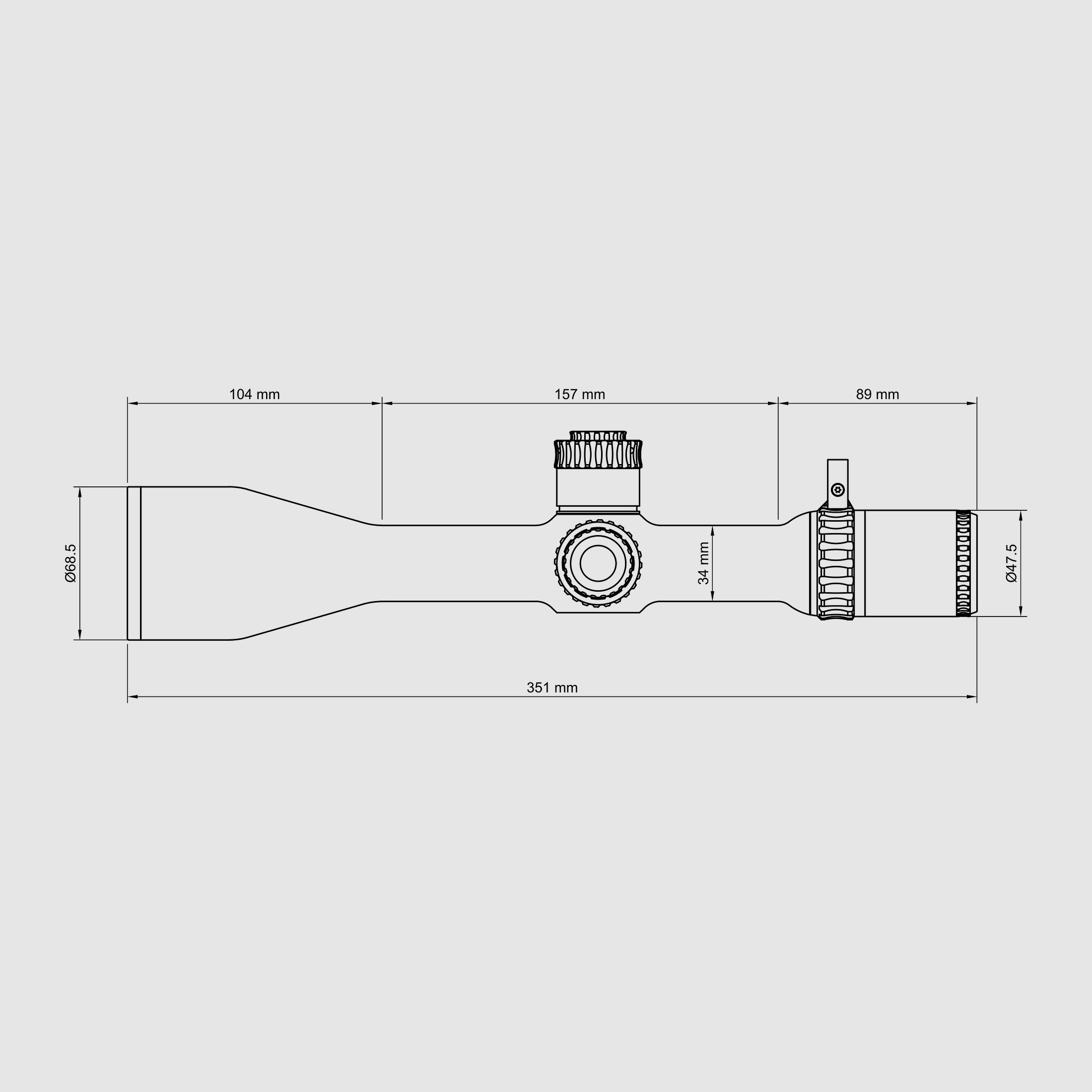 Heimdall T10Xi 4-40x60 | Long Range Precision Riflescope