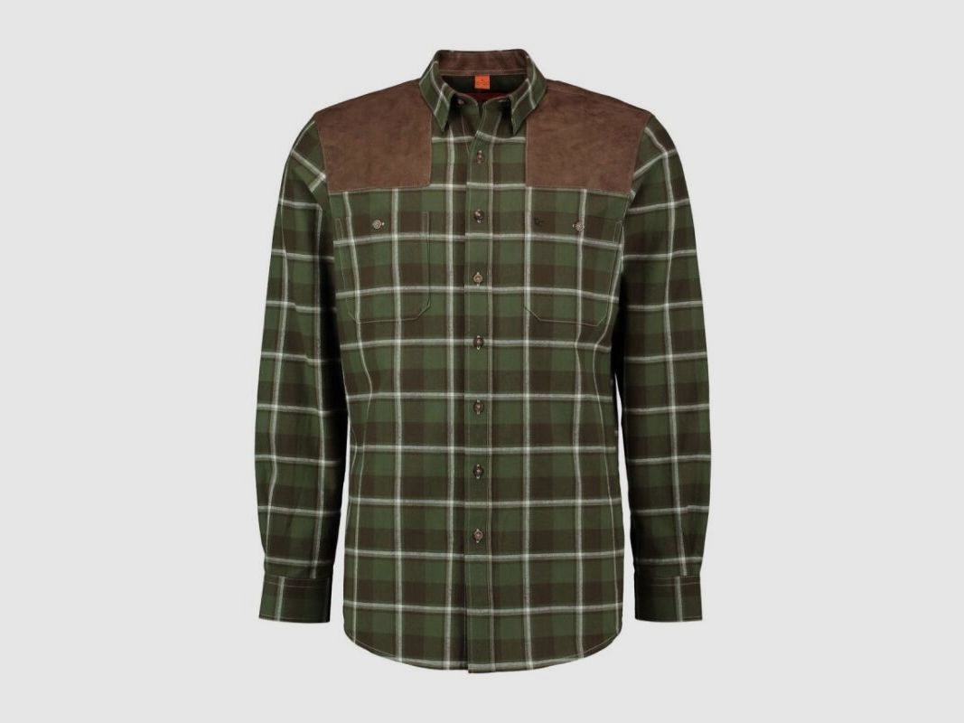 Tom Collins Herren Hemd 1/1-Arm Collin mit Lederpassen