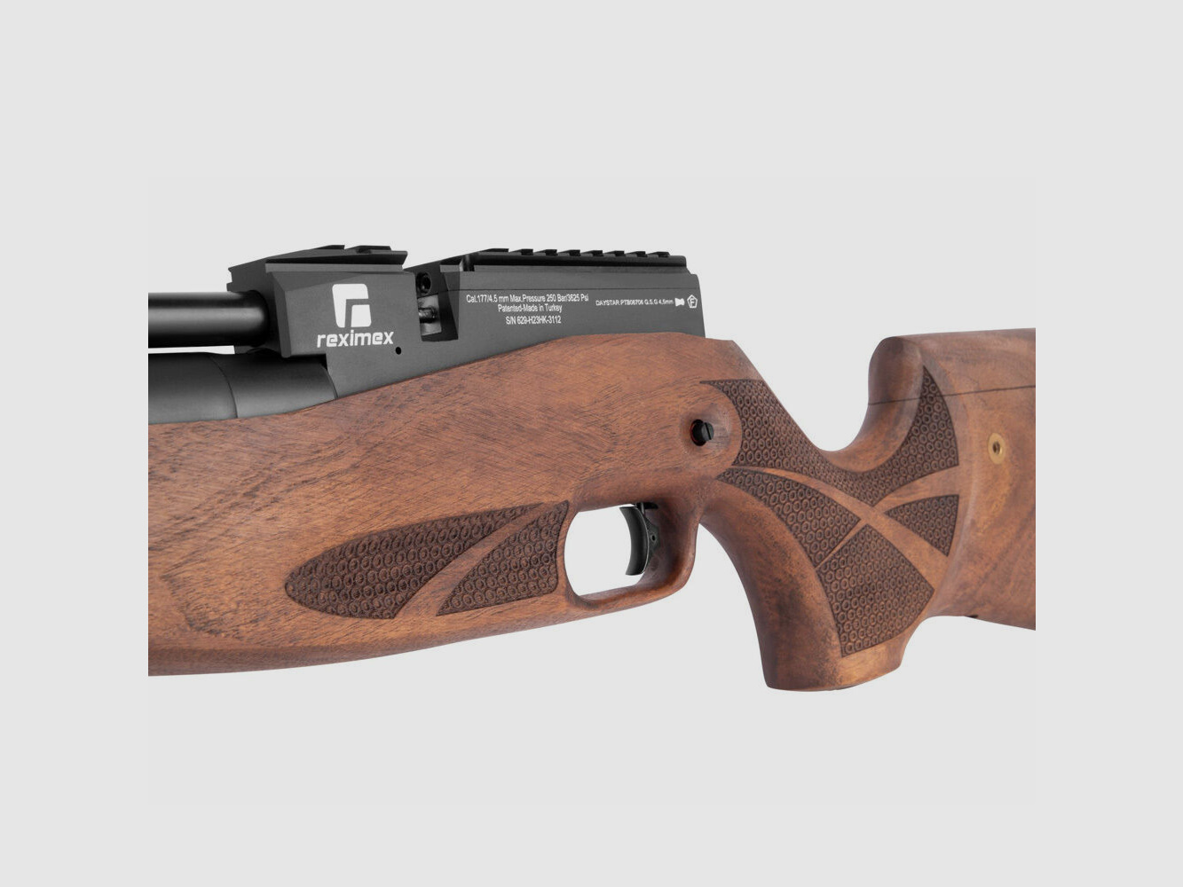 reximex Daystar PCP fucile legno