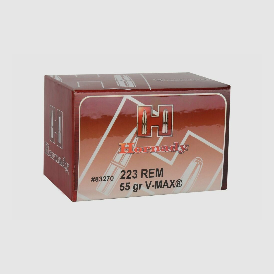 Hornady V-MAX 3,6g/55grs à50 .223 Rem.