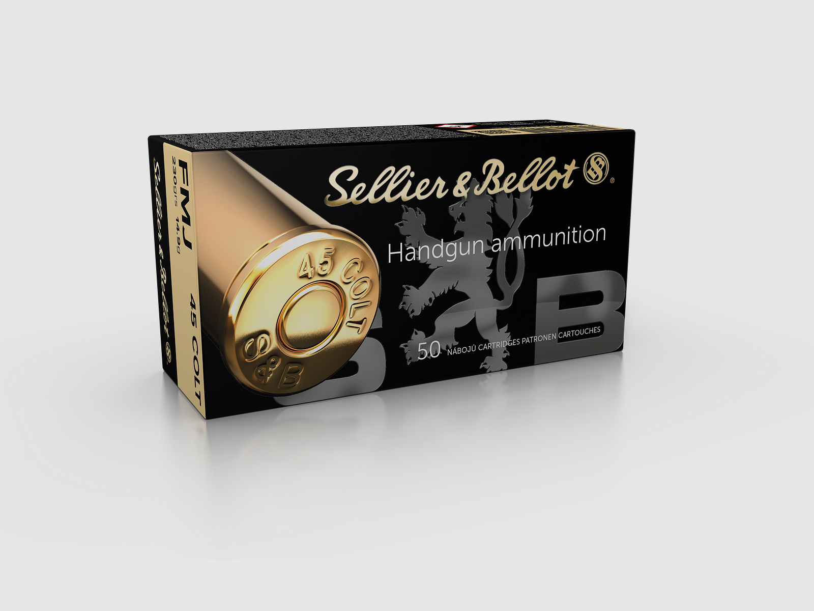 S&B .45 Colt FMJ 230gr – 50 pcs