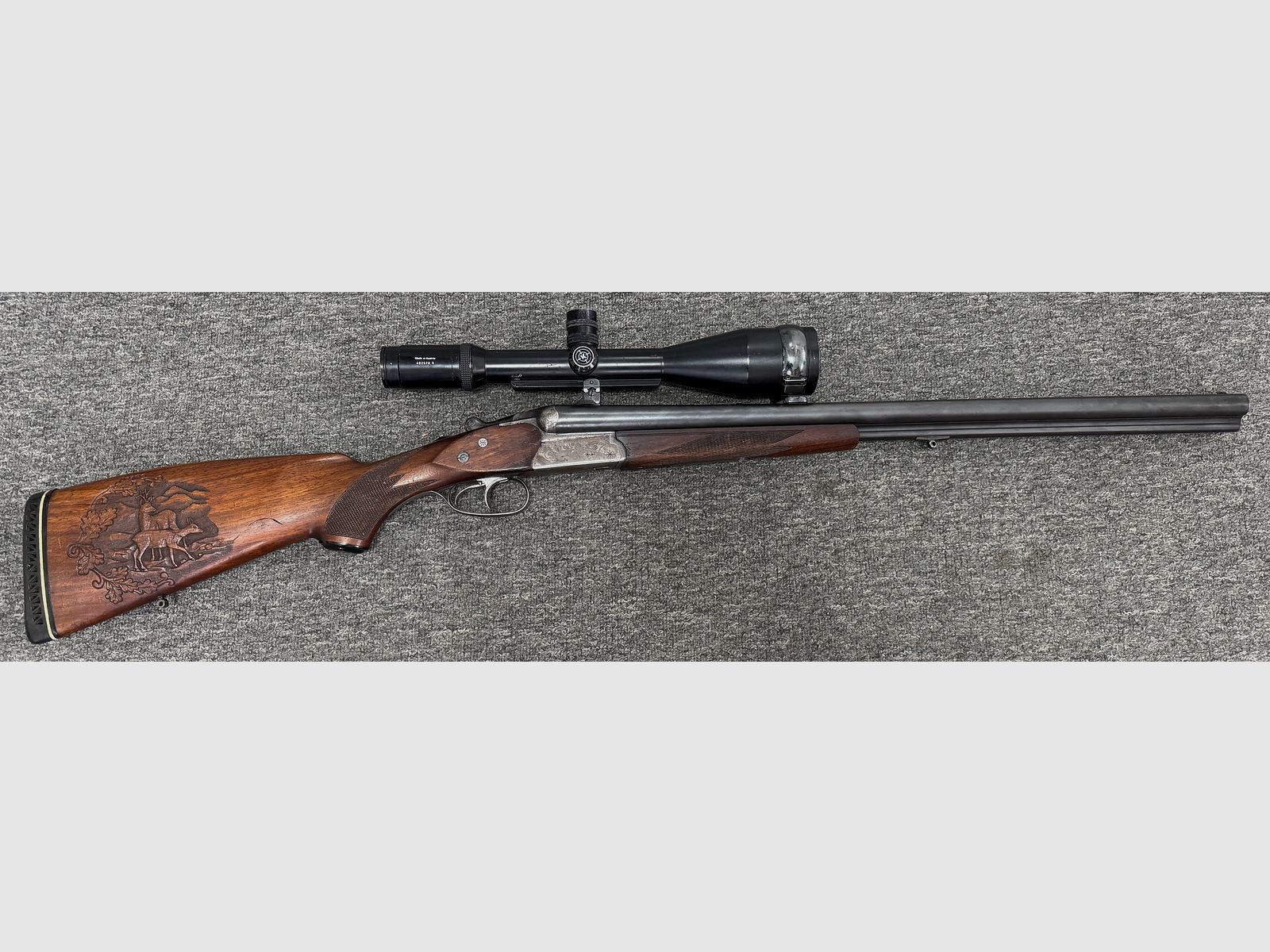 Suhler Drilling .30-06 & .22 Hornet & 12/70 mit Kahles 3-12x56 mit Nachtleuchtpunkt