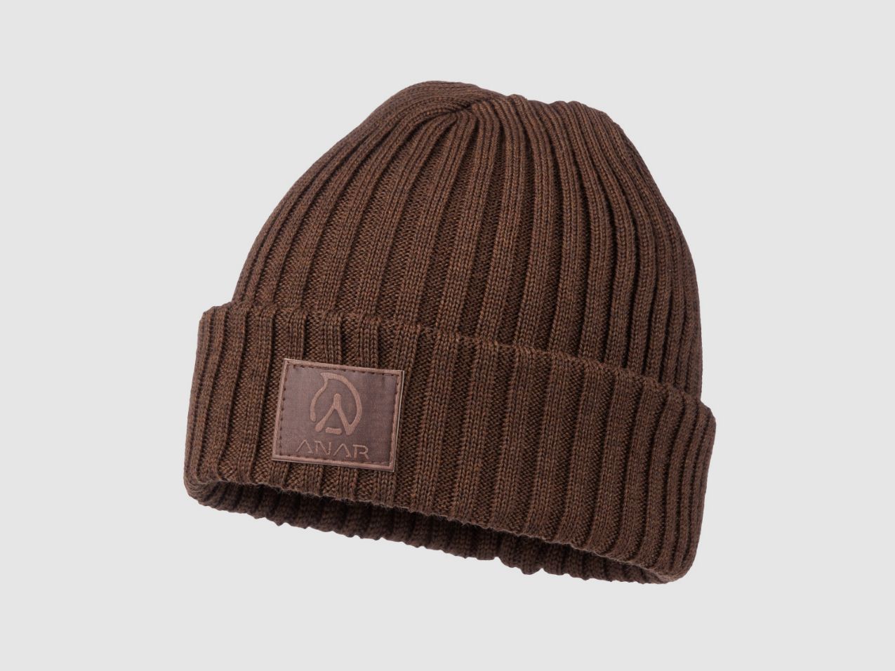 Merino beanie bruin