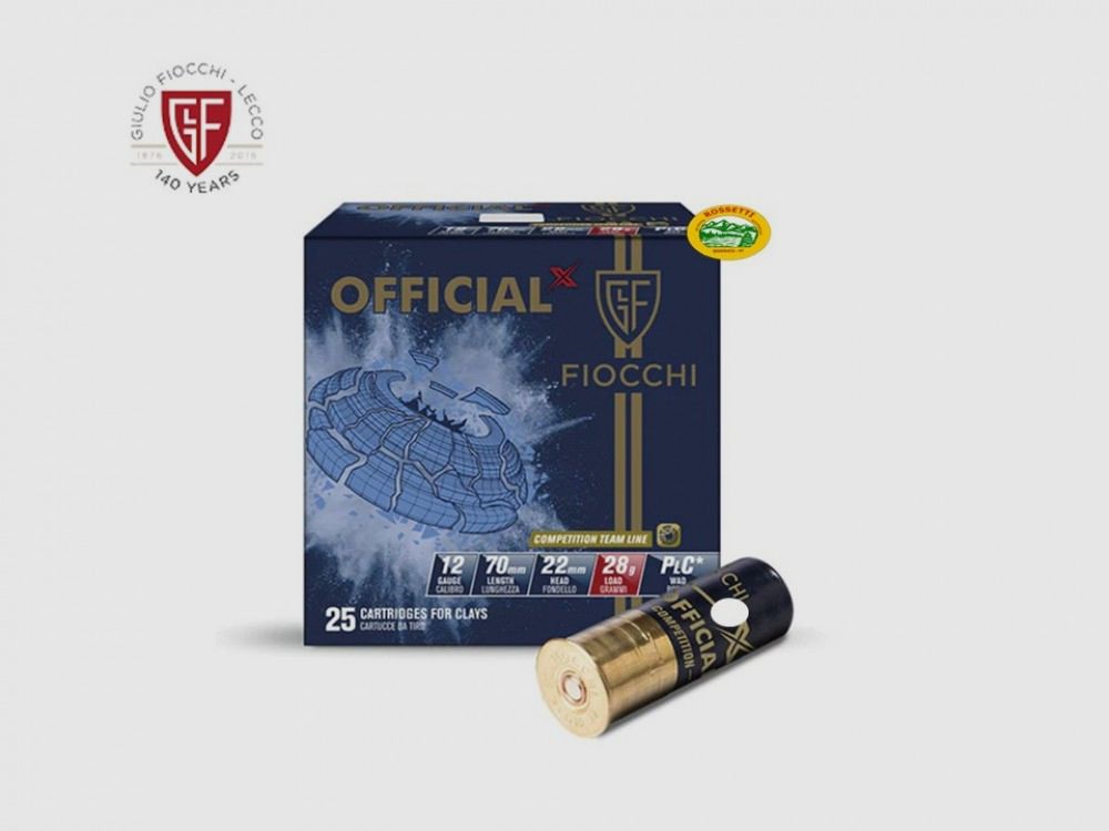 FIOCCHI Patronen OFFICIAL X Kal.12 gr.28 pb.7,5
