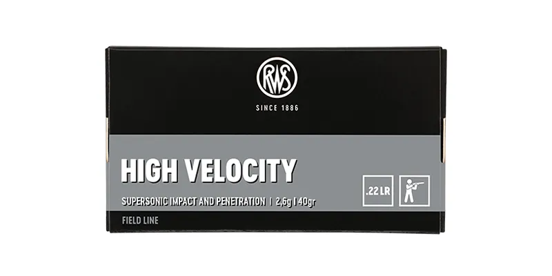 RWS .22 LR High Velocity 2.6g/40gr