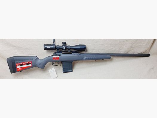 Linkswaffe Savage 110 TAC .308win. 24" brüniert mit Bushnell 4,5-18x40 5/839