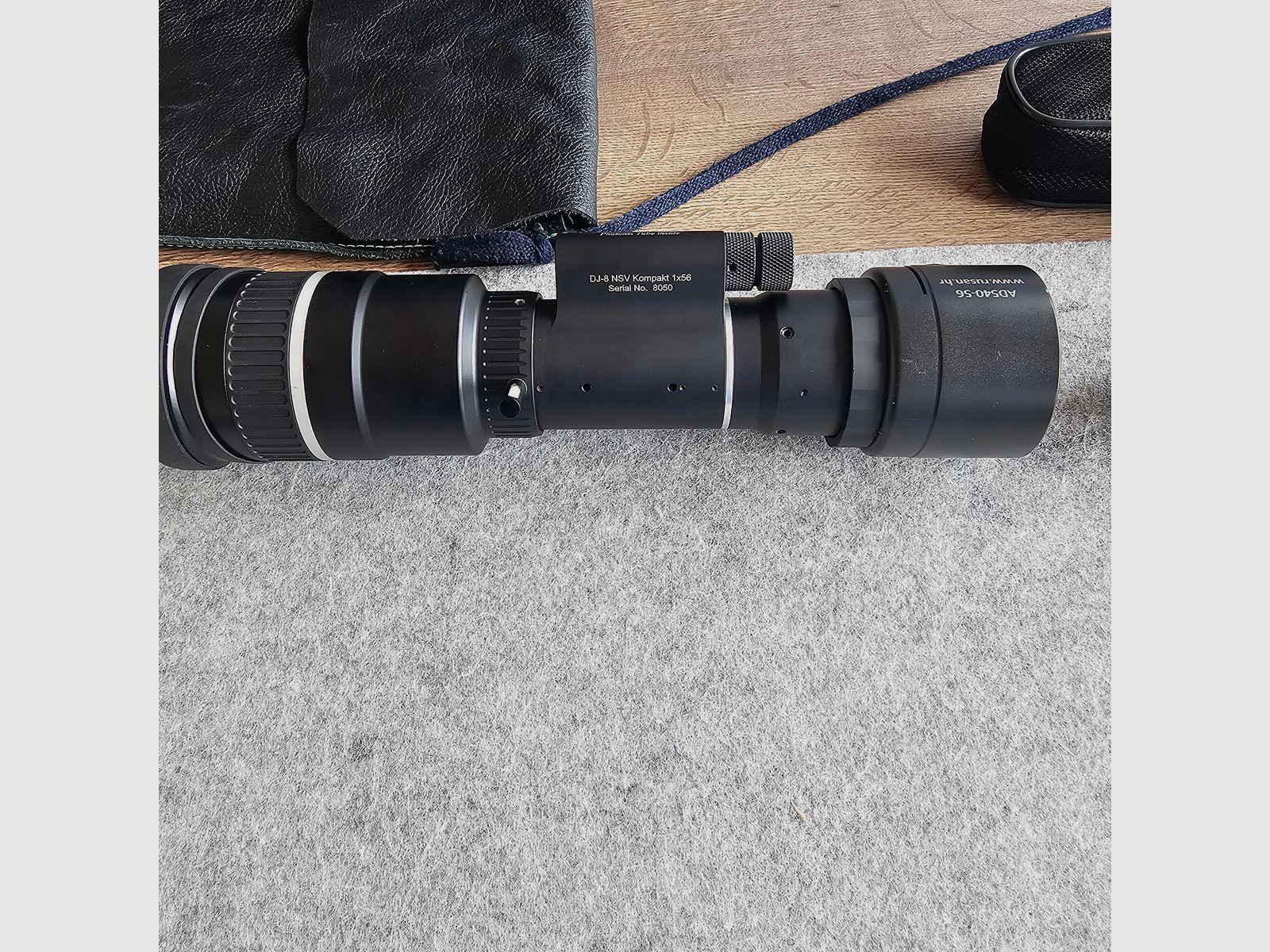 Jahnke DJ-8 NSV Kompakt1x56 mit Premium Photonis Onyx Bildröhre in der höchsten Leistungsklasse III. Weißes Bild der Premiumklasse. Erste Sortierung
